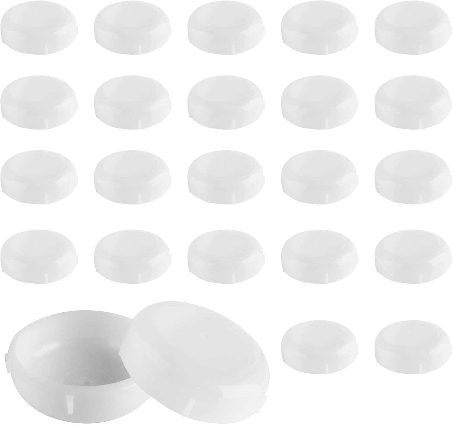24Pack 1-1/2" Wrought Iron Patio Furniture Feet Round Chair Leg Floor Protectors