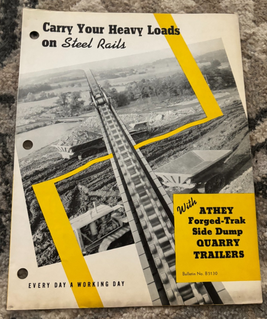 Athey forged Trek Side Dump Quarry Trailers Brochure FCCA25