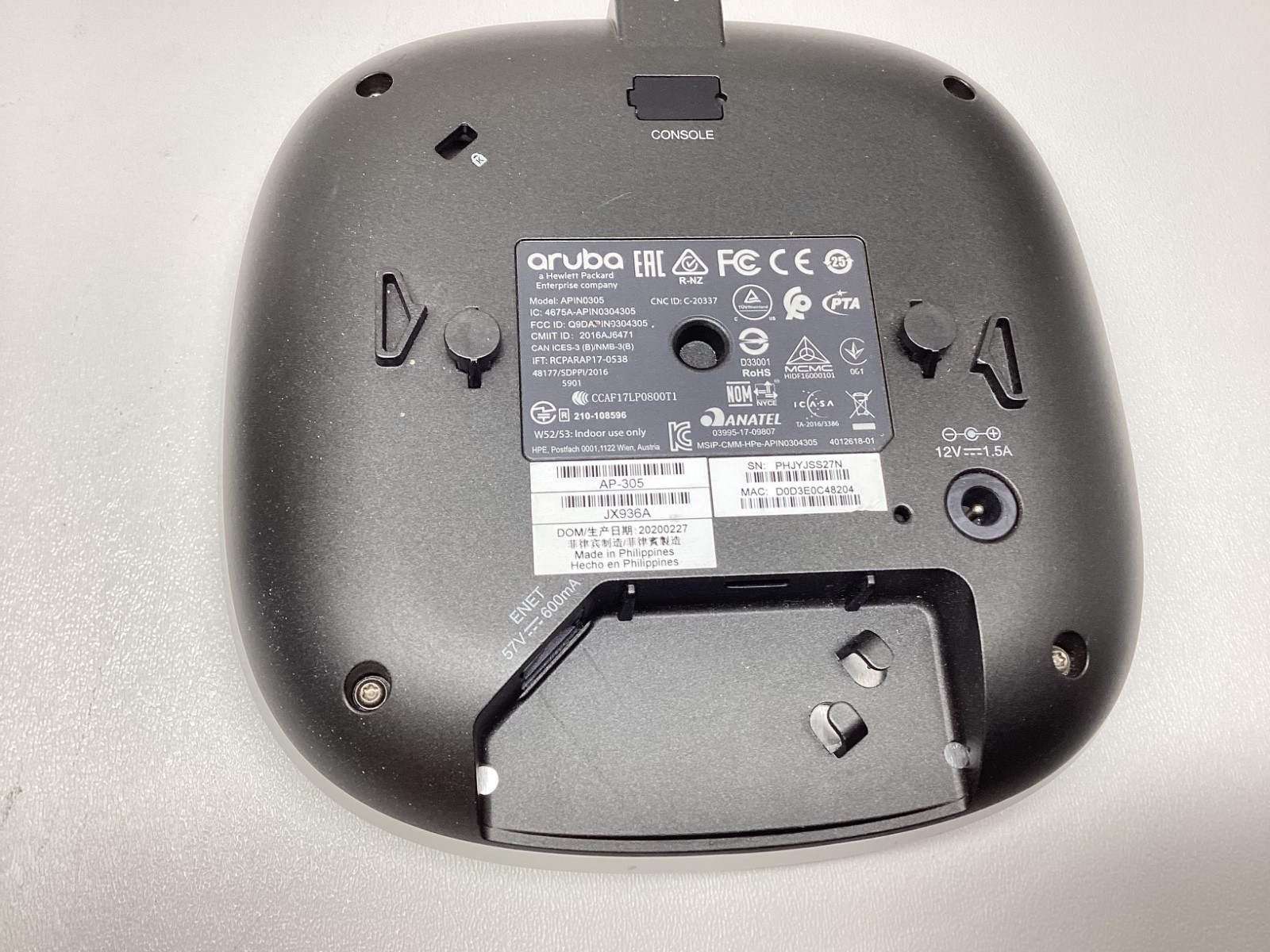 2-Aruba AP-305 APIN0305 JX936A Wireless Access Points