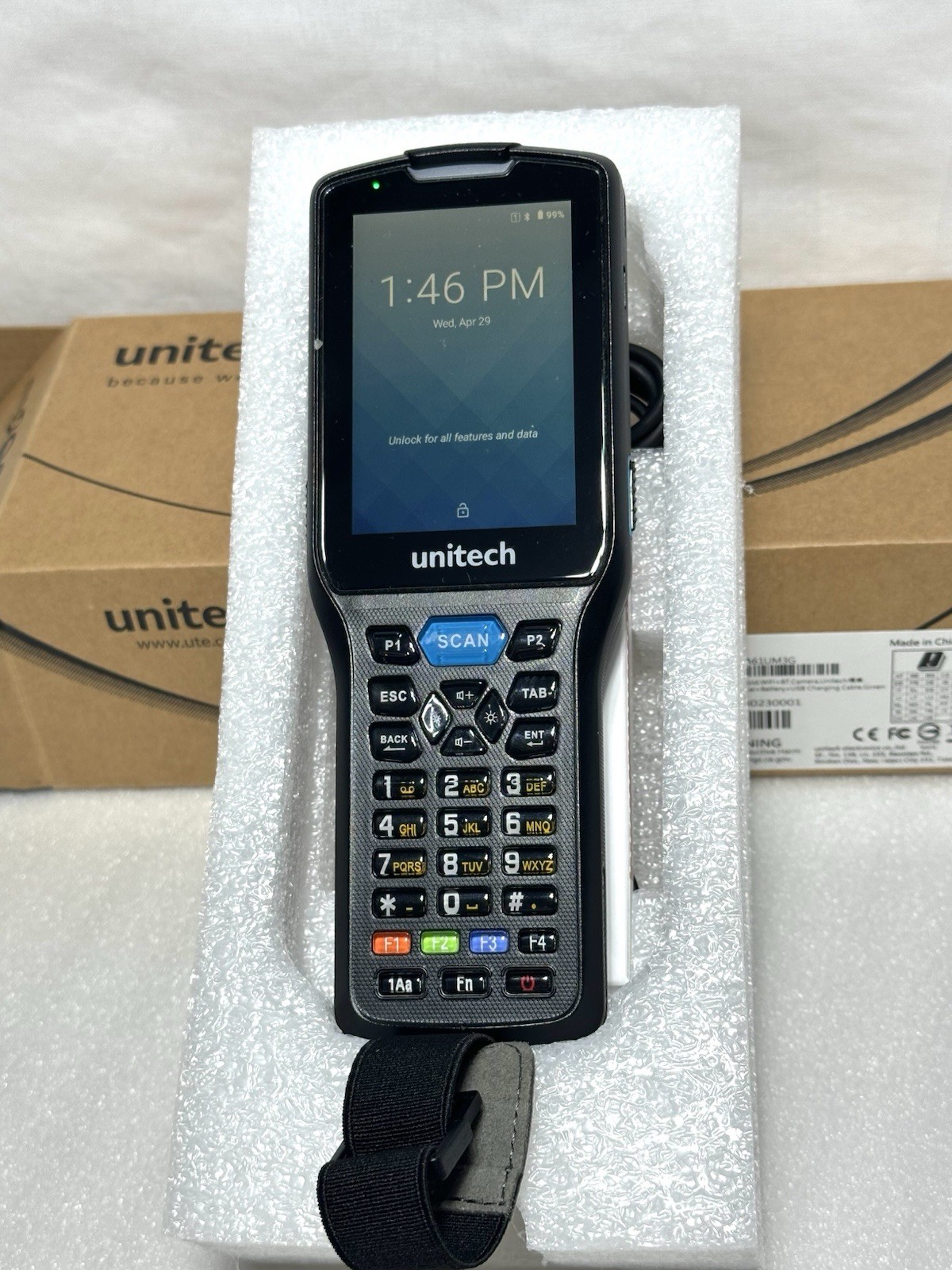 Unitech HT380 Rugged Handheld Bluetooth- OPEN BOX- FREE SHIP