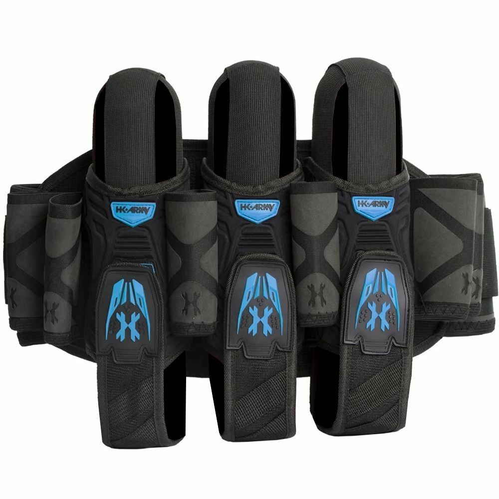 HK Army Magtek Paintball Harness Pod Pack 3+2 - Black/Blue
