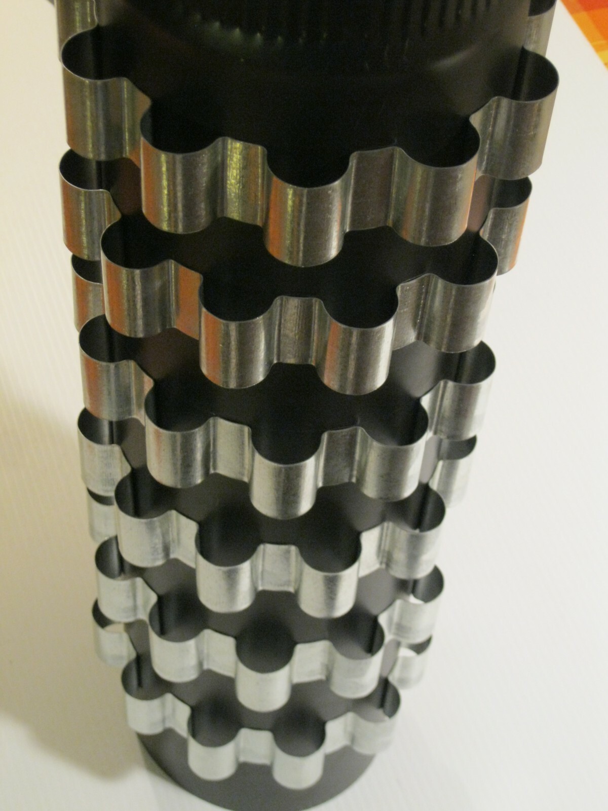 6 Stovepipe Heat Reclaim / Radiator / Exchanger bands 6 in dia stove pipe Fins.