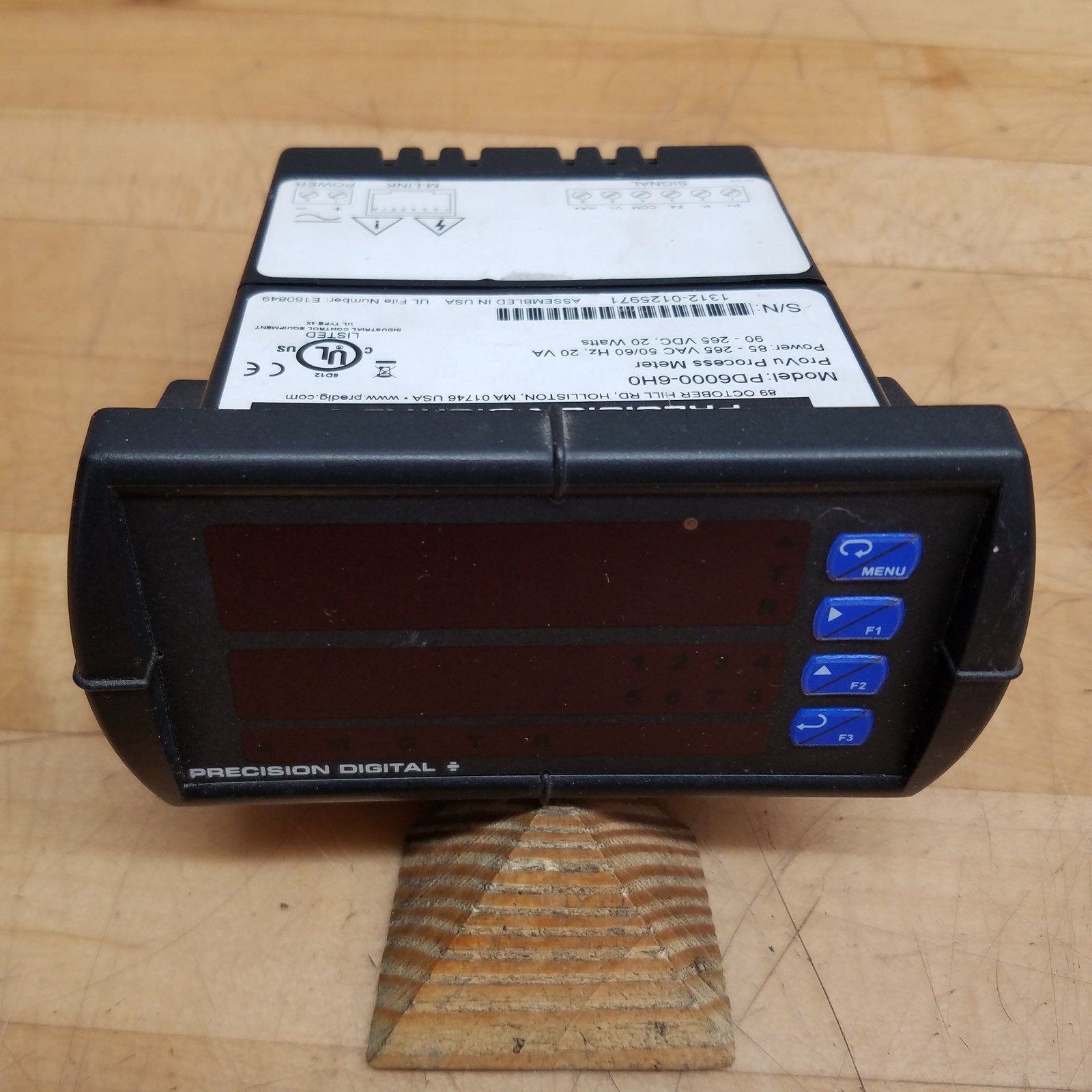 Precision Digital PD6000-6H0, ProVu Process Meter, 85/265Vac, 50/60Hz, 20mA