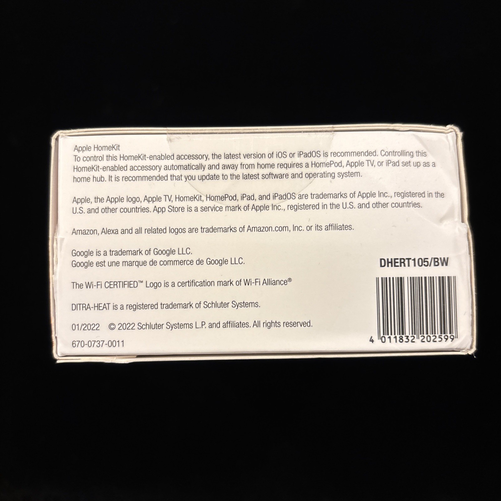 Schluter Systems DITRA-HEAT-E-RS1 Programmable Thermostat