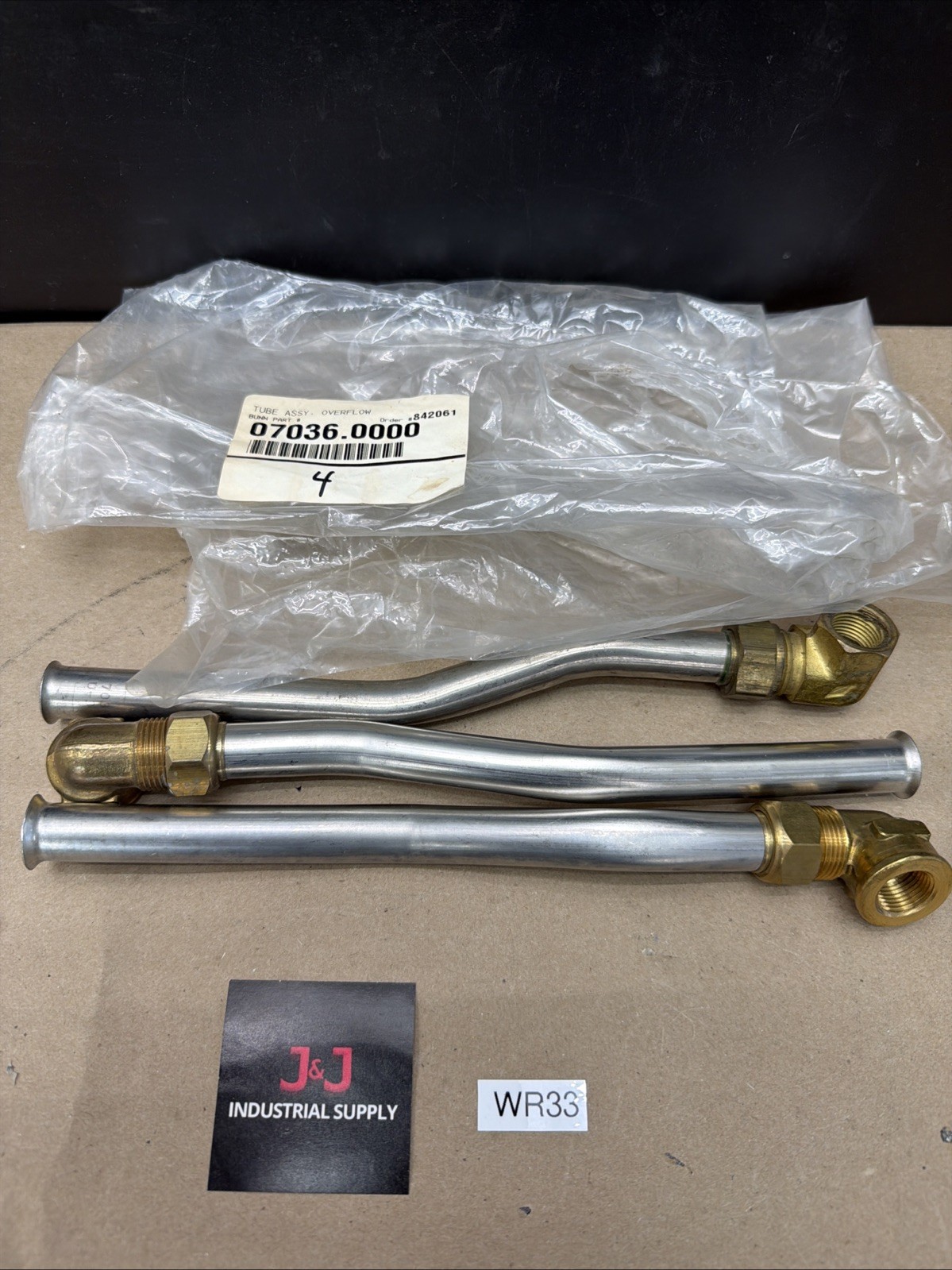 New Lot Of 3 Bunn 07036.0000 Overflow Tube Assembly Warranty 🇺🇸