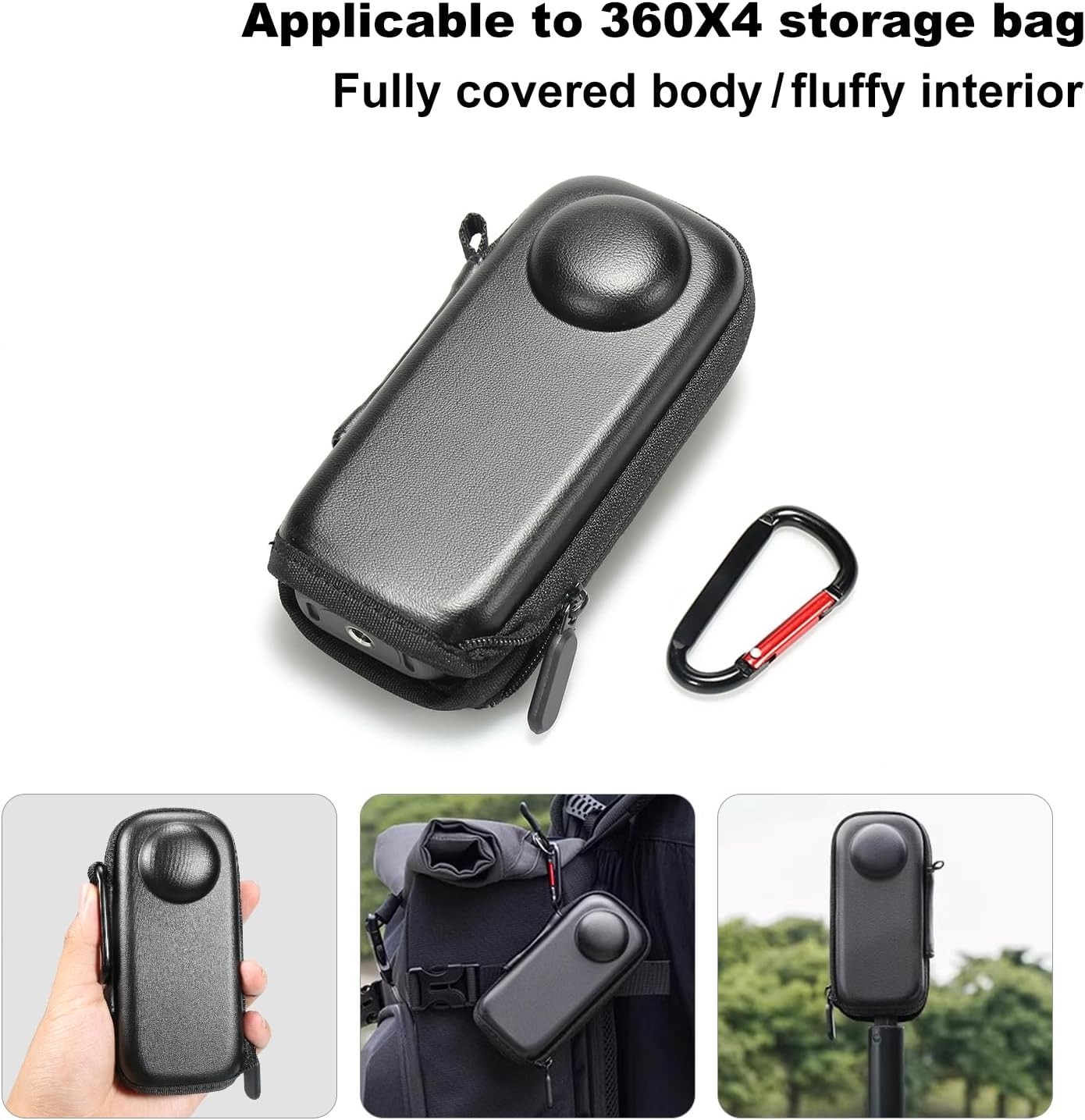 Protective Silicone Case + Lens Guards - Insta 360 X4