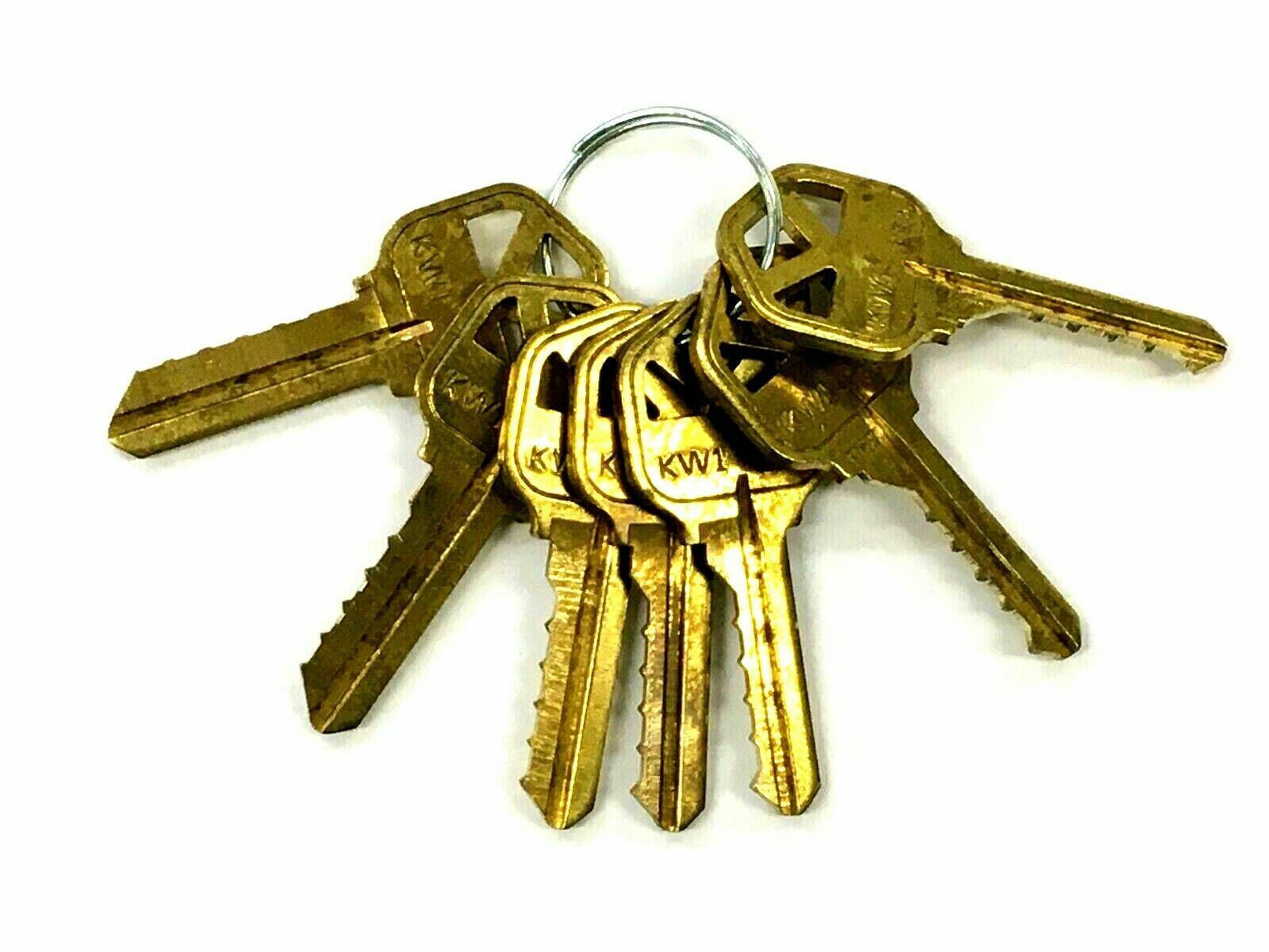 Kwikset KW1 1176 Space And Depth Keys 5 Cut Blanks Locksmith Tool