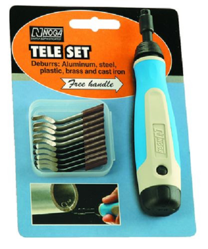 Noga S Tele Set Deburring Tool Steel Aluminum Brass Made In Israel NG8350