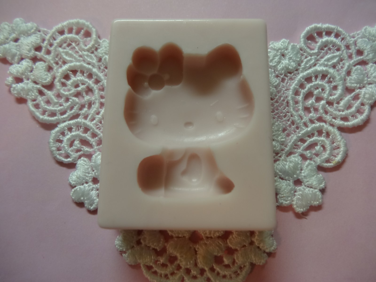 Hello Kitty silicone mold fondant cake icing decorating FOOD APPROVED