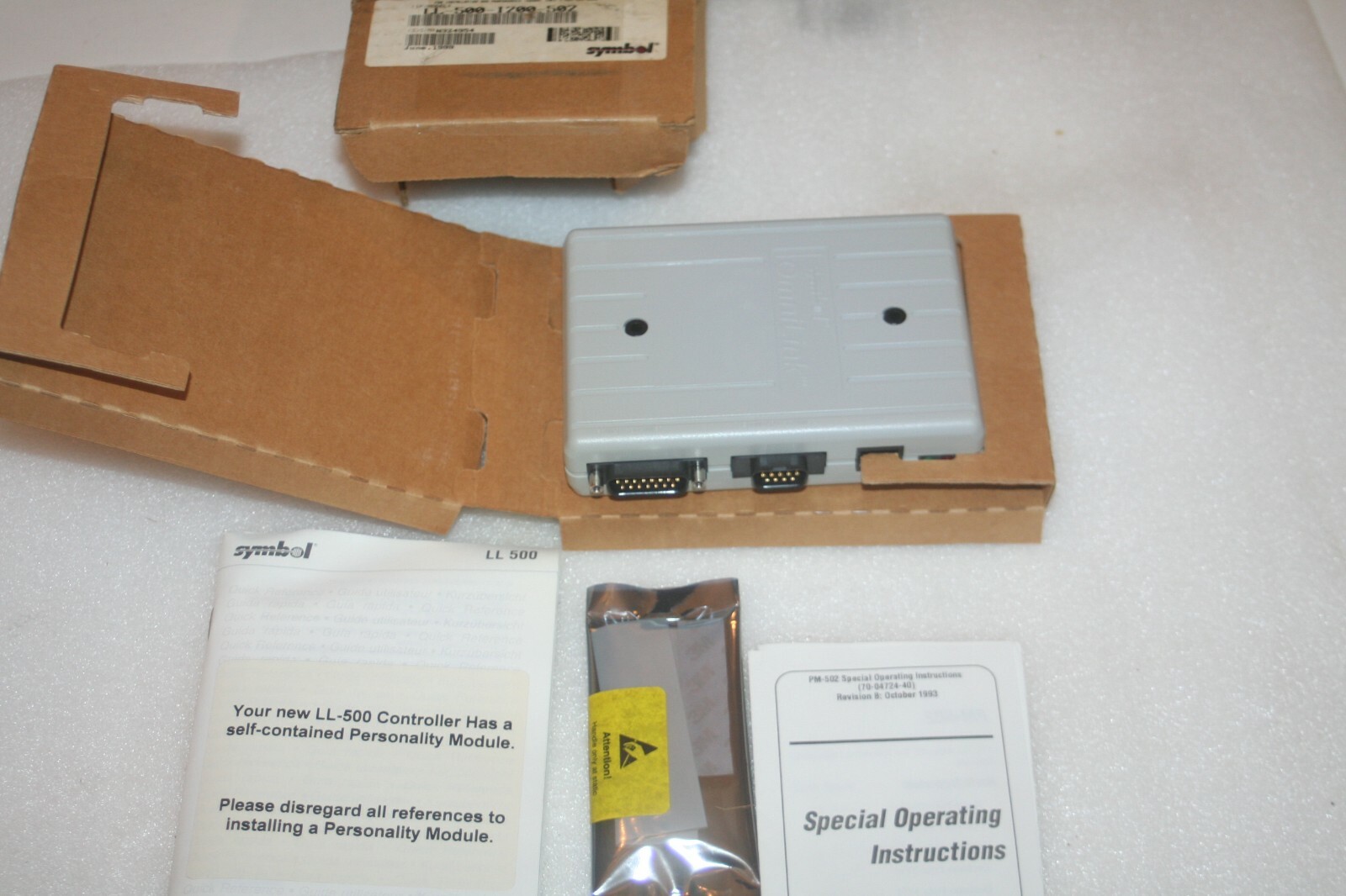 SYMBOL LL-500-I200-502 OmniLink Bar Code Scanner Interface Controller * NEW *
