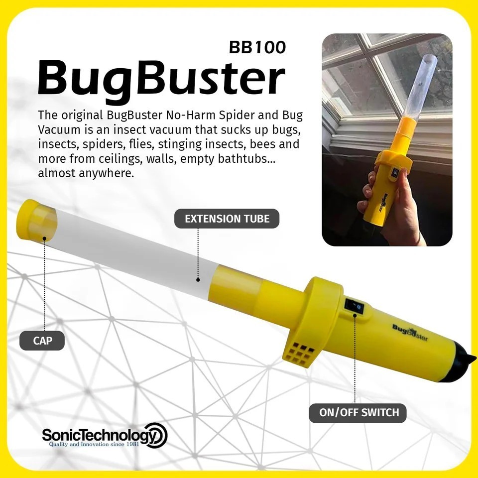 Sonic Technology No KiIl BugBuster Spider & Bug Vacuum Insect Catcher Tool