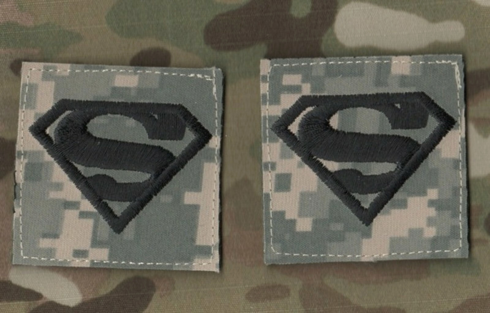 SYRIA-IRAQ DAESH OIR GREEN BERET US ADVISERS SEAL SAS vêlkrö 2" 2-TAB: SUPERMAN