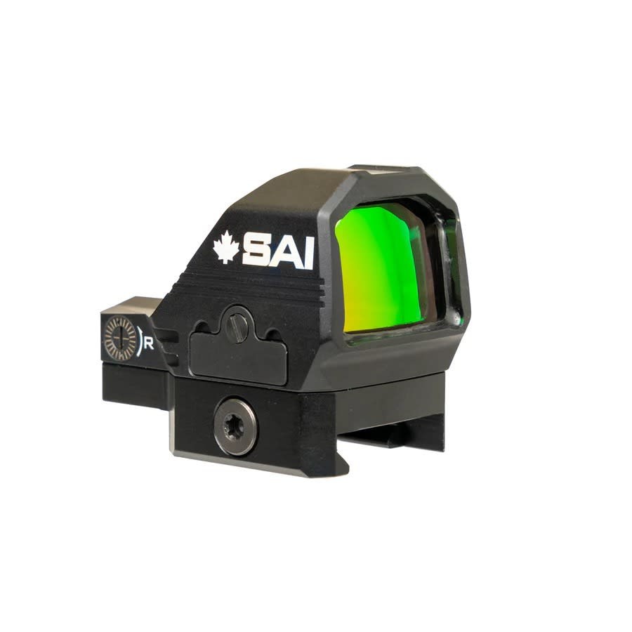SAI Optics Mini Red Dot Sight 3MOA w/ Rail Mount (SAI-MRD-03-L)
