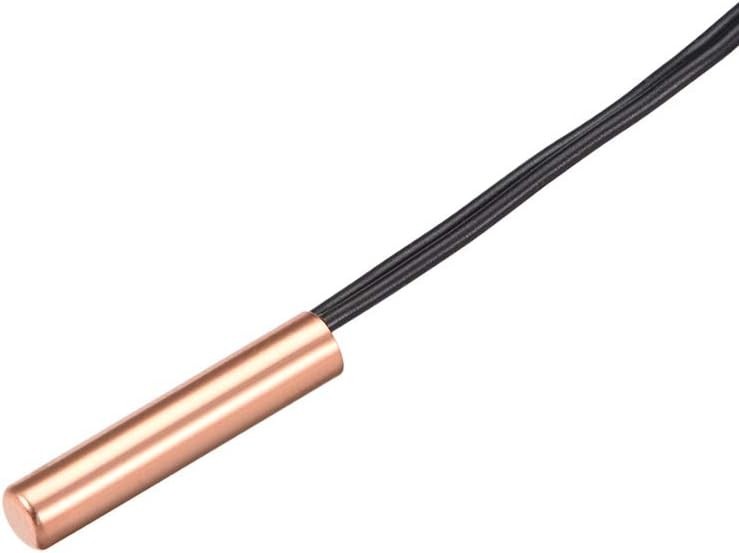 Precision Copper Temperature Sensor Probe for Air Conditioner - 2 Pcs Set