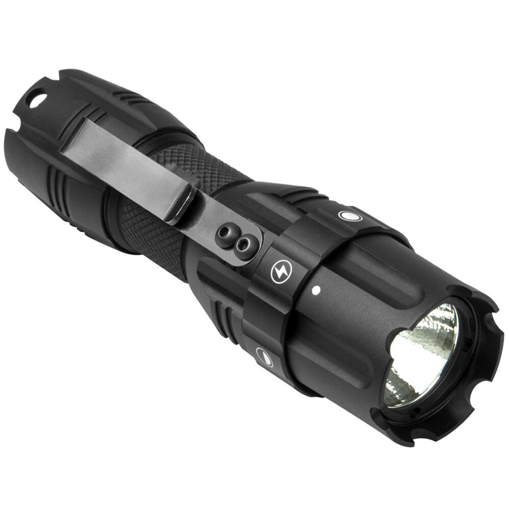 NcSTAR VATFLBC 250 Lumens Compact Handheld 3 Watt White LED Flashlight Black