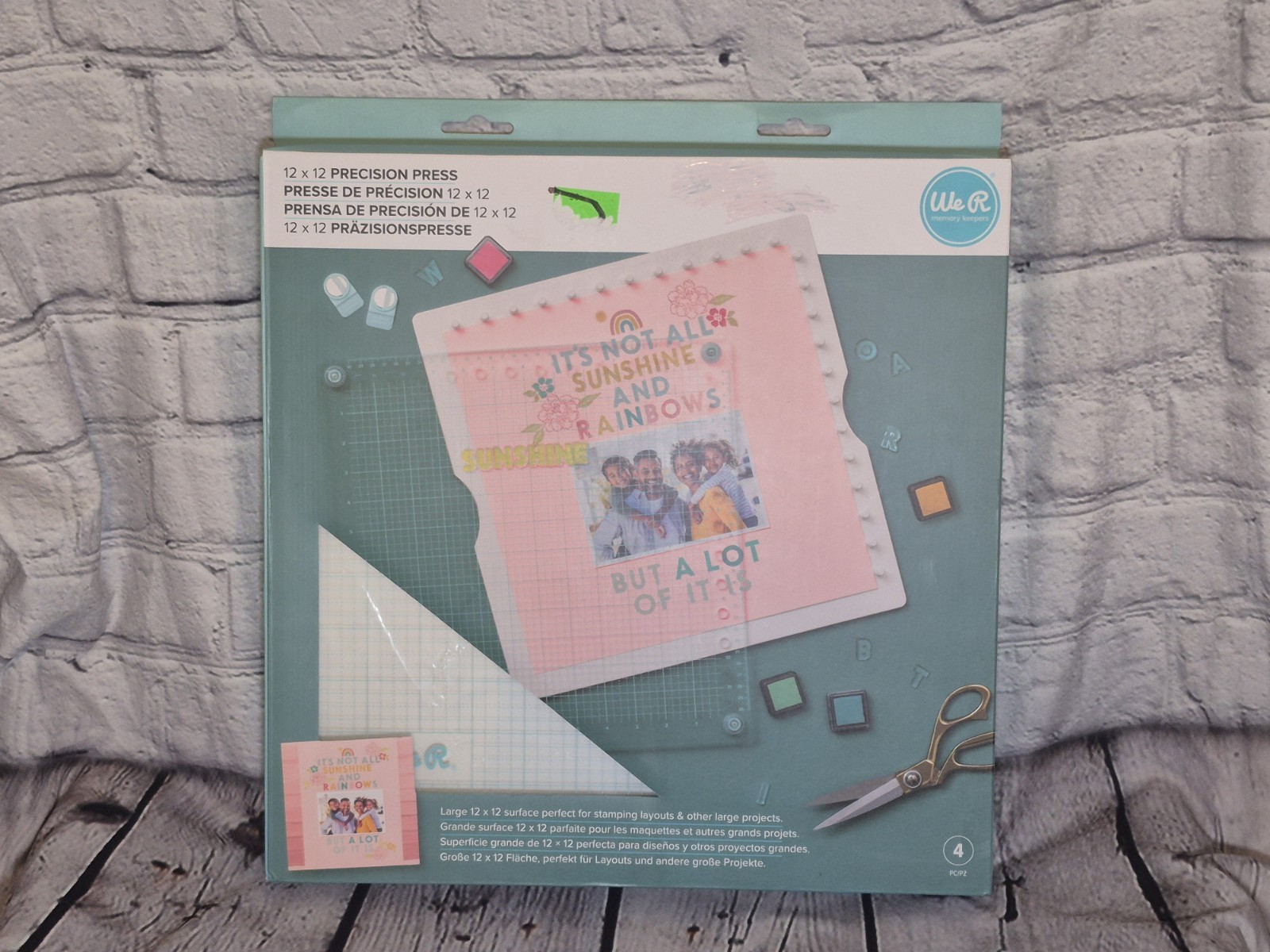 We R Memory Keepers 4pc 12 x 12 Precision Press scrapbooking