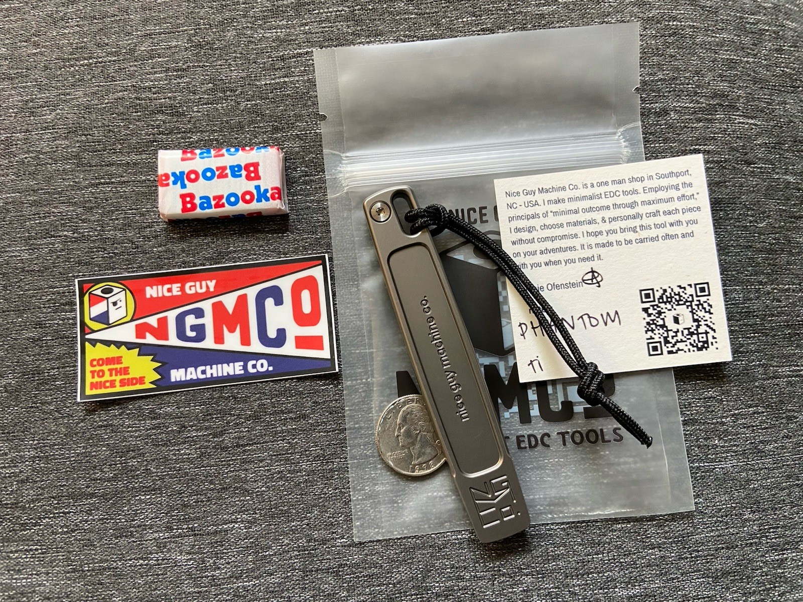 NEW! Nice Guy Machine Co. The Phanton Prybar