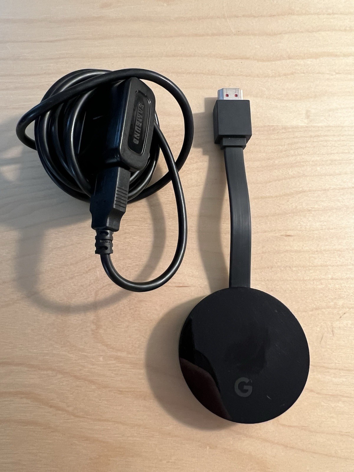 Google Chromecast Ultra 4K Streaming Media Player NC2-6A5-D W/ Power Cable