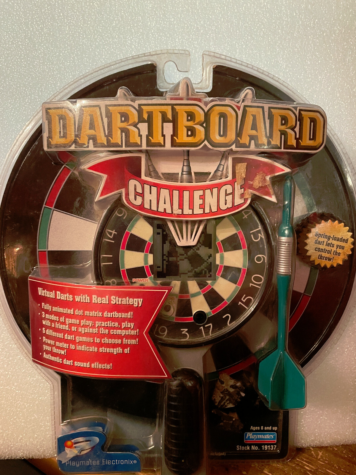 Dartboard Challenge Electronic Game by Playmates (2000) new Sealed