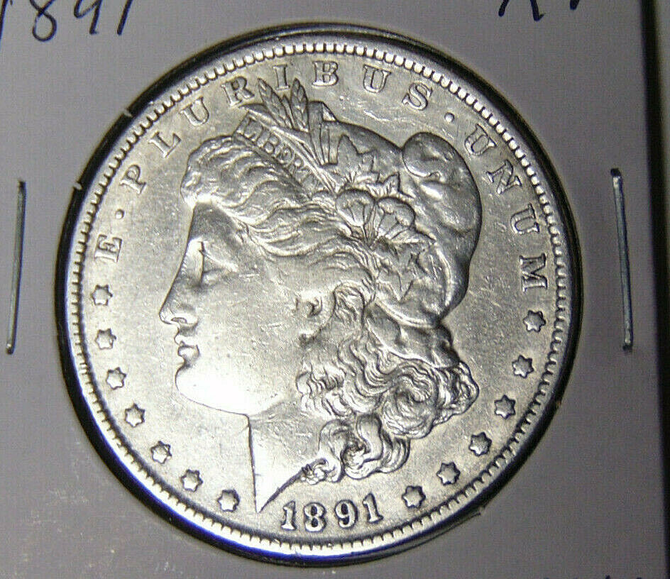 1891 Morgan Silver Dollar XF Philadelphia Mint (4322)