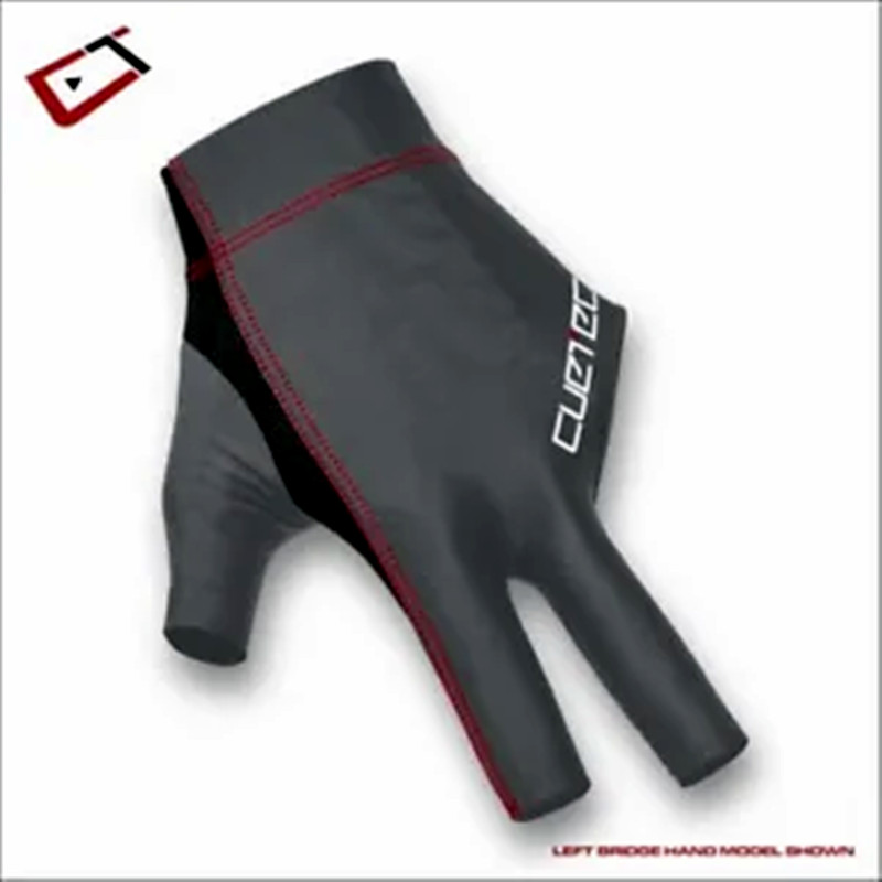 New Cuetec AXIS Gray Pool Glove Large LEFT Bridge Hand RIGHTY player ALL SIZES