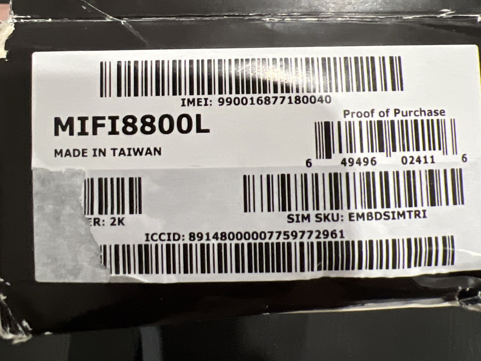 NovAtel MIFI8800L Verizon Jetpack LTE Mobile Hotspot Open Box