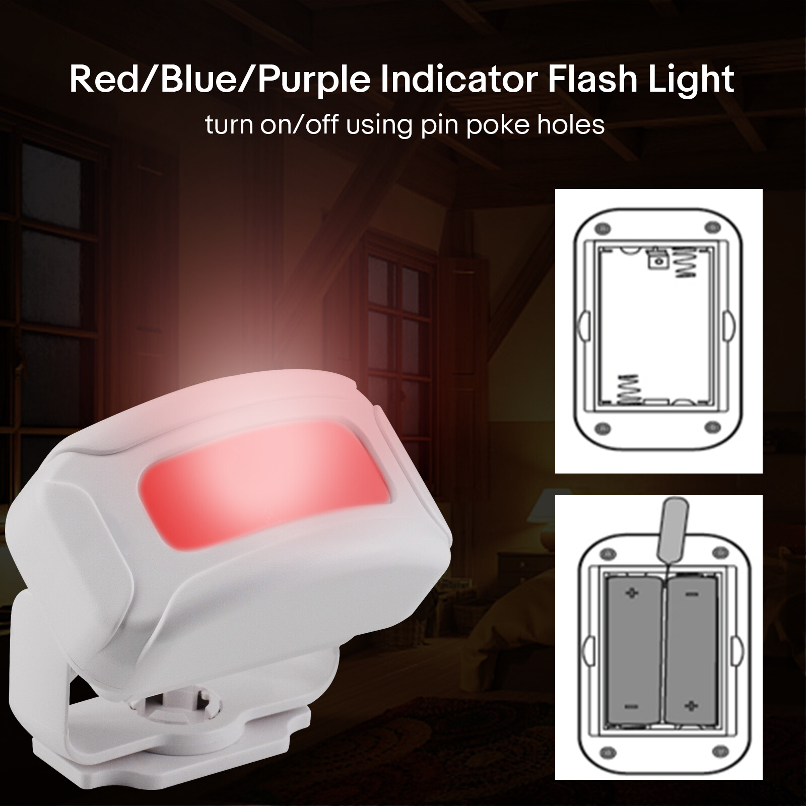 Driveway Alarm Wireless Outside DIY Security Alert System Waterproof Long Range