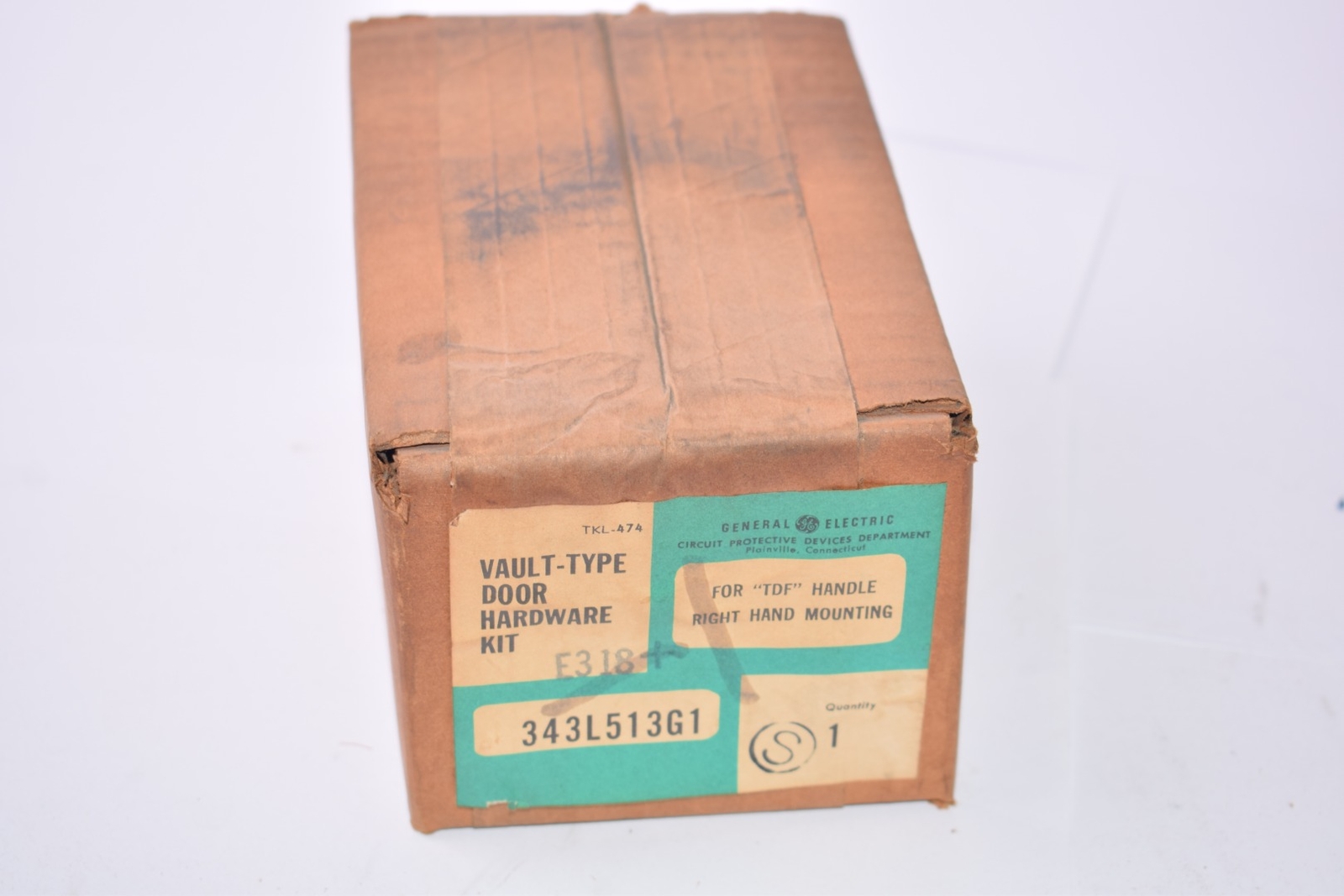 NEW General Electric 343L513G1 Vault-Type Door Hardware Kit For ''TDF'' Handle R
