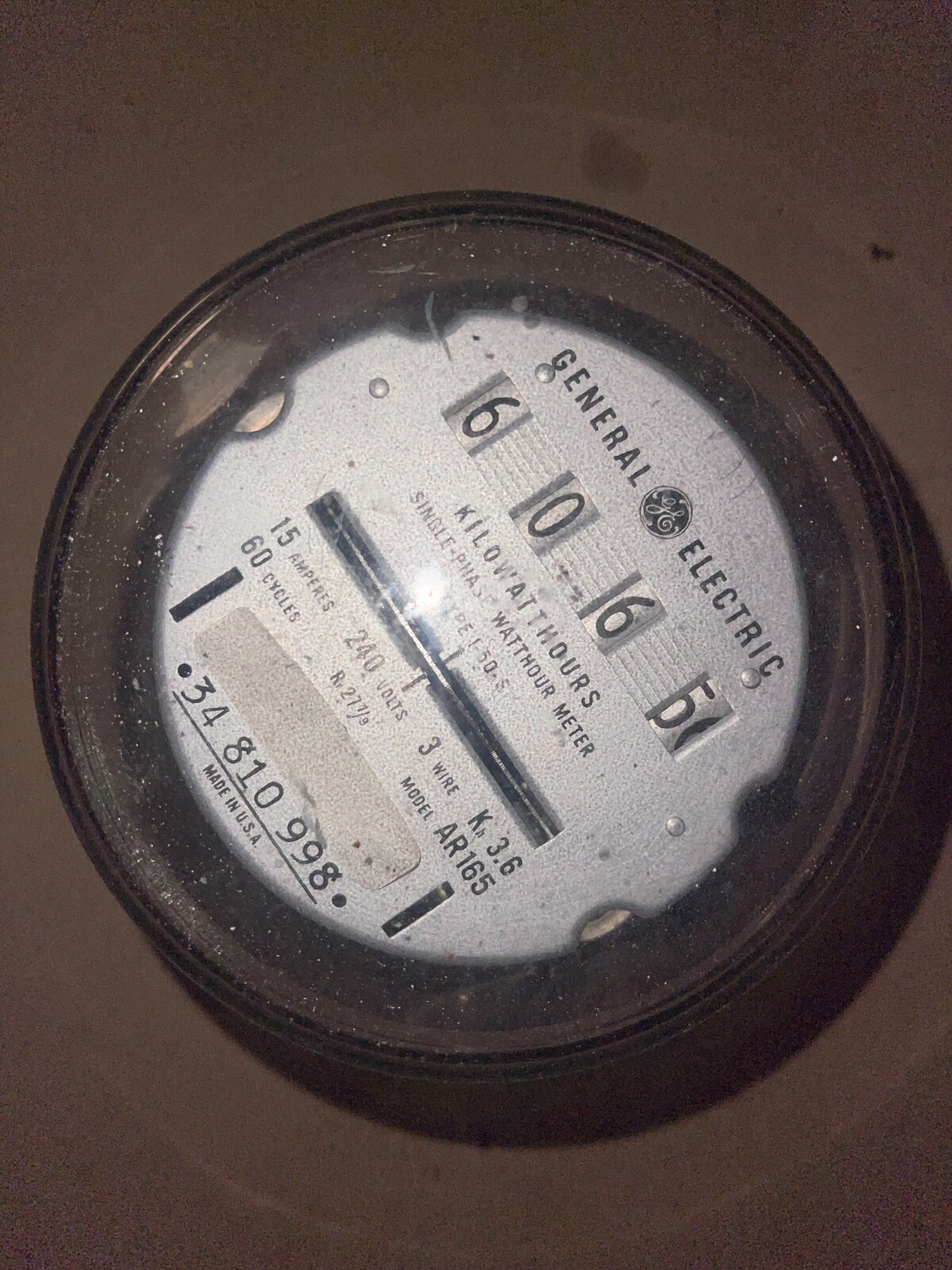 GENERAL ELECTRIC AR165 / AR165 (USED)