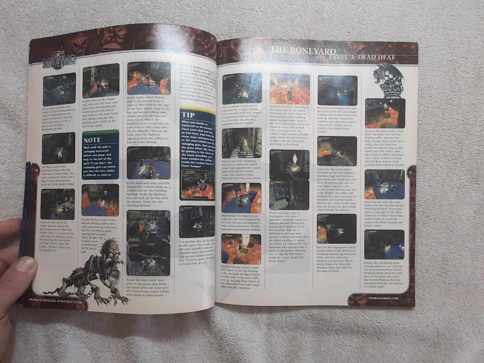 Maximo Ghosts to Glory 2001 Prima Official Strategy Guide WITH POSTER Capcom