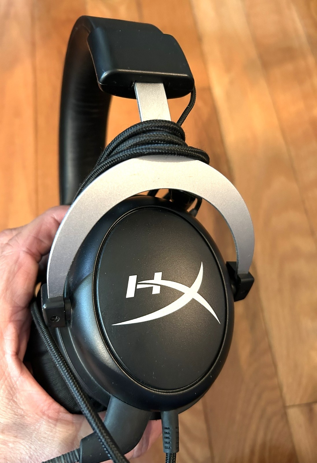 HyperX HHSC2-CG-SL/G CloudX Gaming Headset Black-Silver Wired Microphone WORKING
