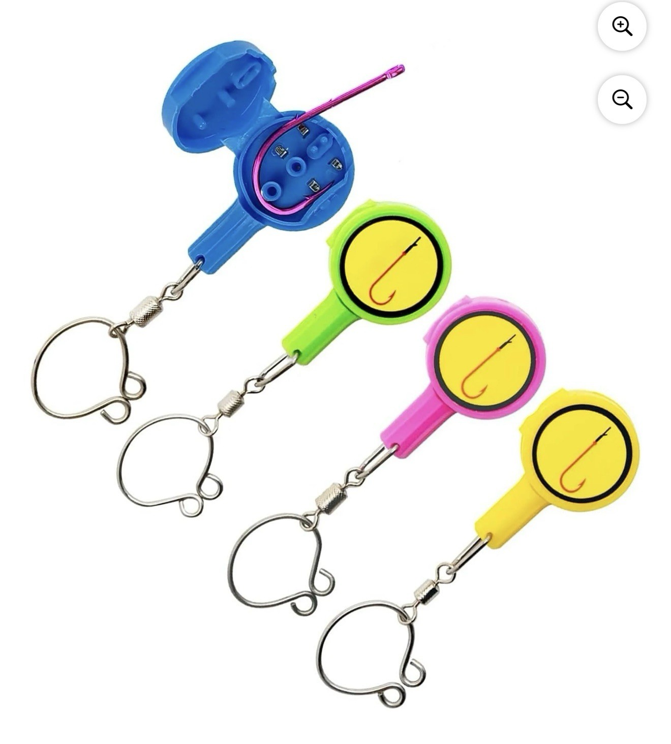 Fishing Knot Tying Tool, 4 Pack Hook Covers for Easy Tying - A0195