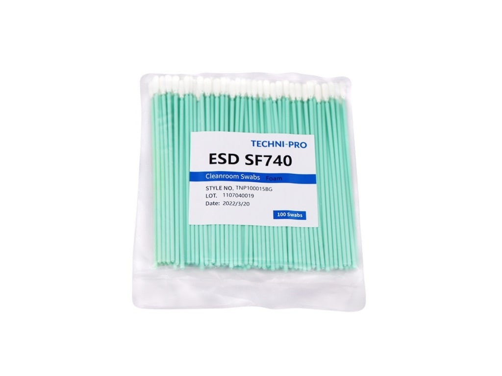 Techni-Pro TNP100015BG - FSWB740 Cleanroom ESD Foam Swab, Static Dissipative