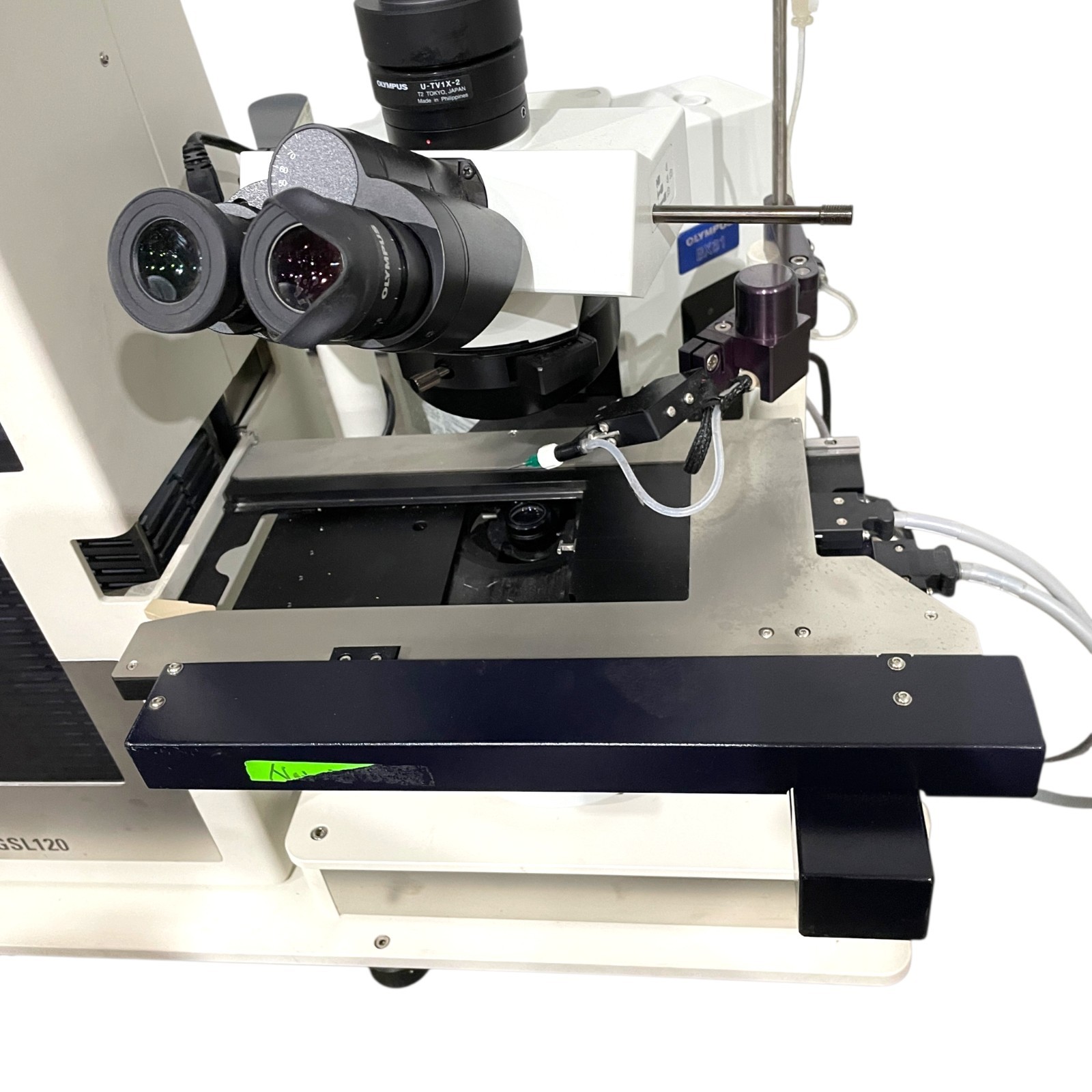 Olympus BX61TRF Motorized Microscope System w/ Leica GSL-10 Stacker & BX-UCB