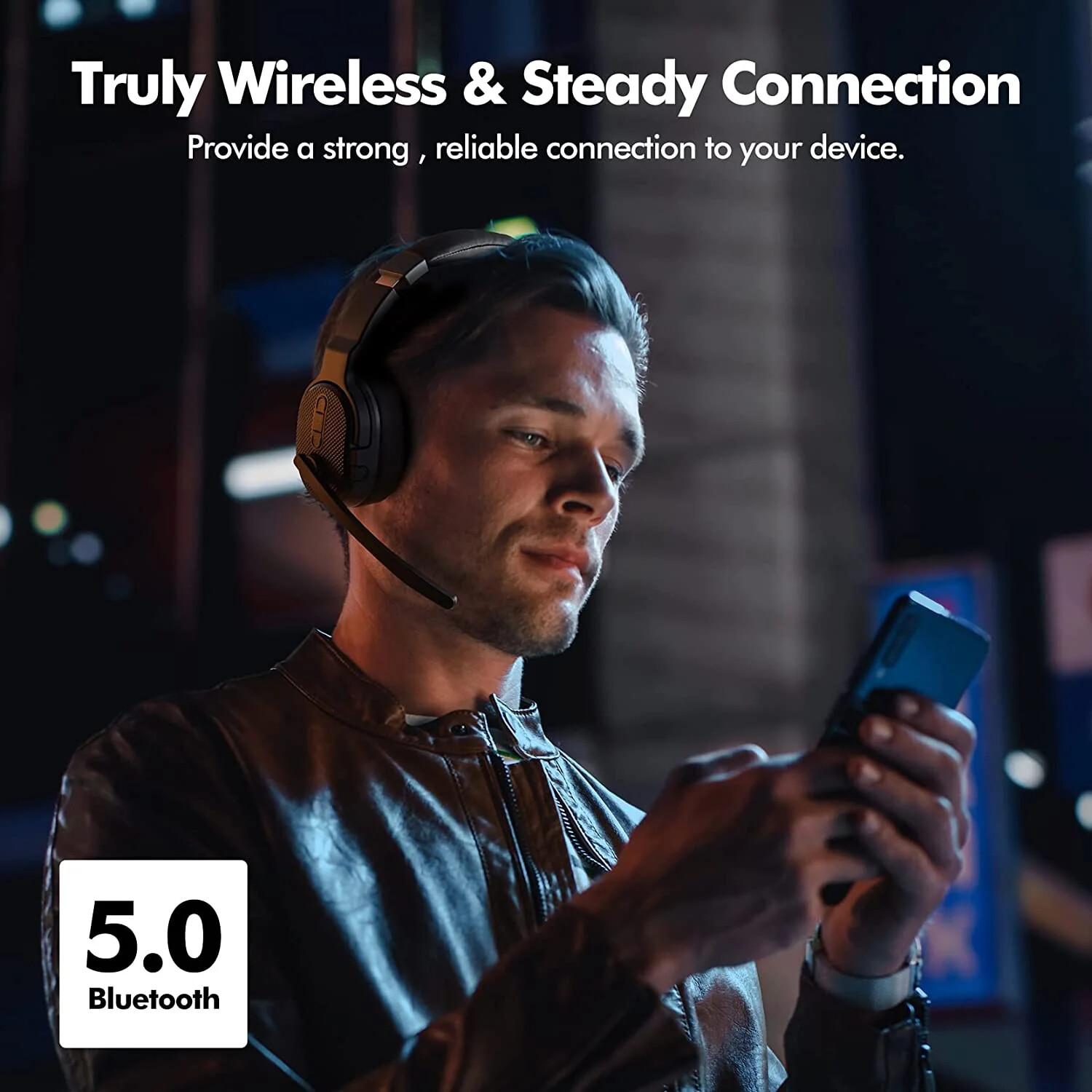Bluetooth Trucker Headset Single and Dual Ear Wireless Headset for PC, Drivers