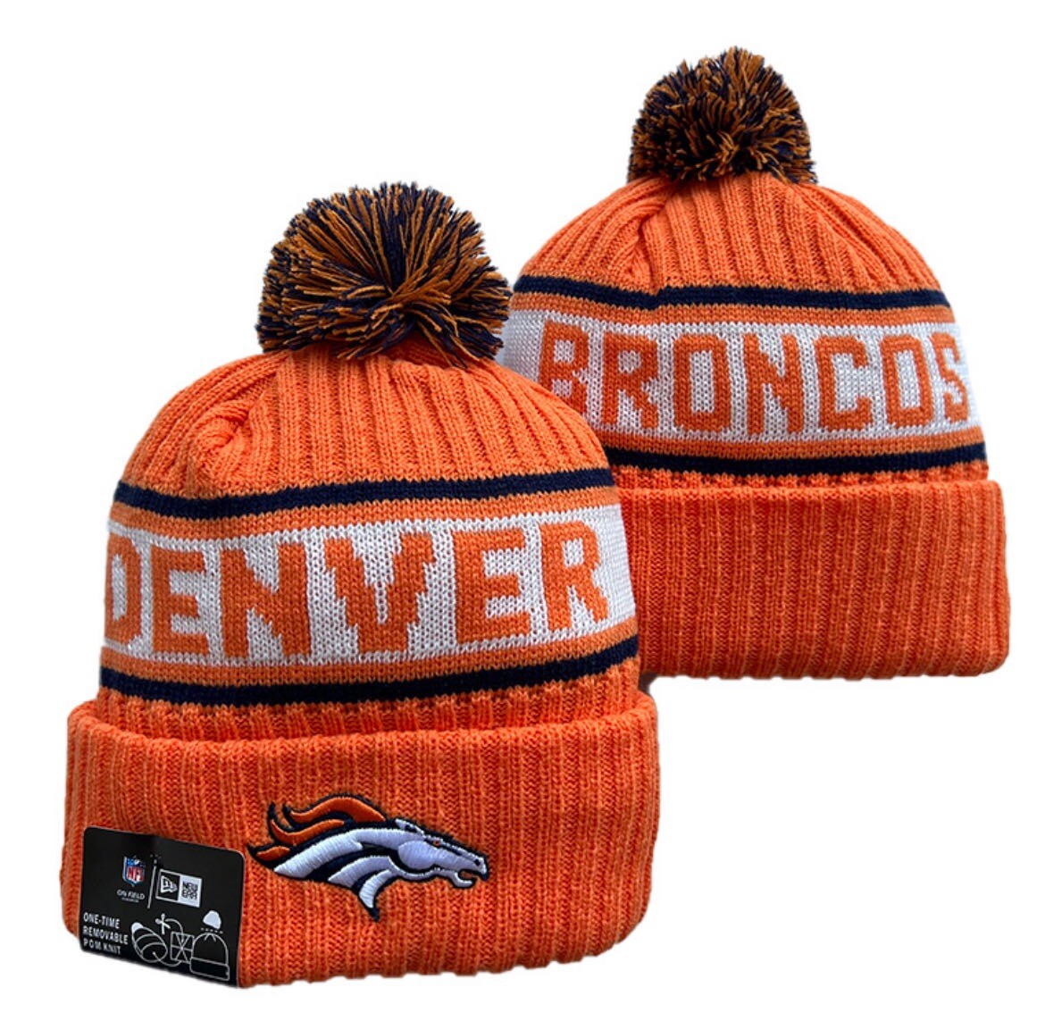 Denver Broncos Adult Beanie Cap New Nfl Football teams US STOCK SHIP IN 1 day！
