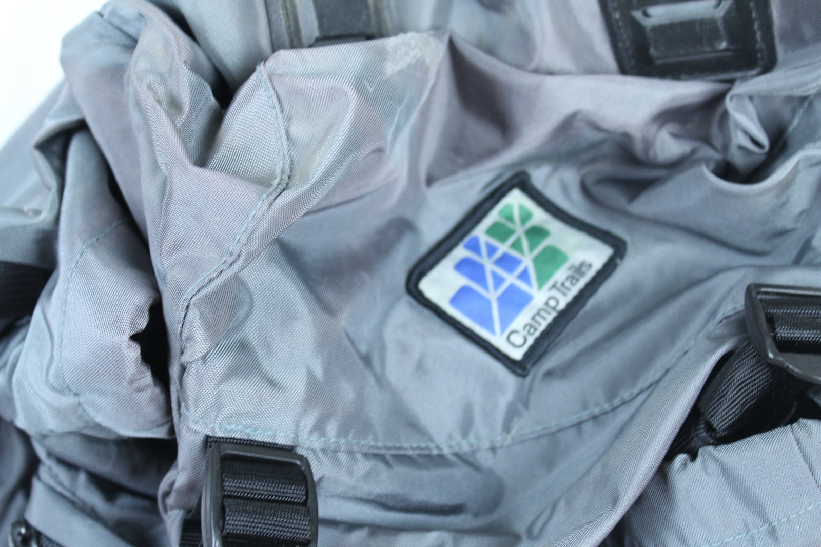 Camp Trails Gray/Black Internal Frame Backpack Padded Adjustable Nylon