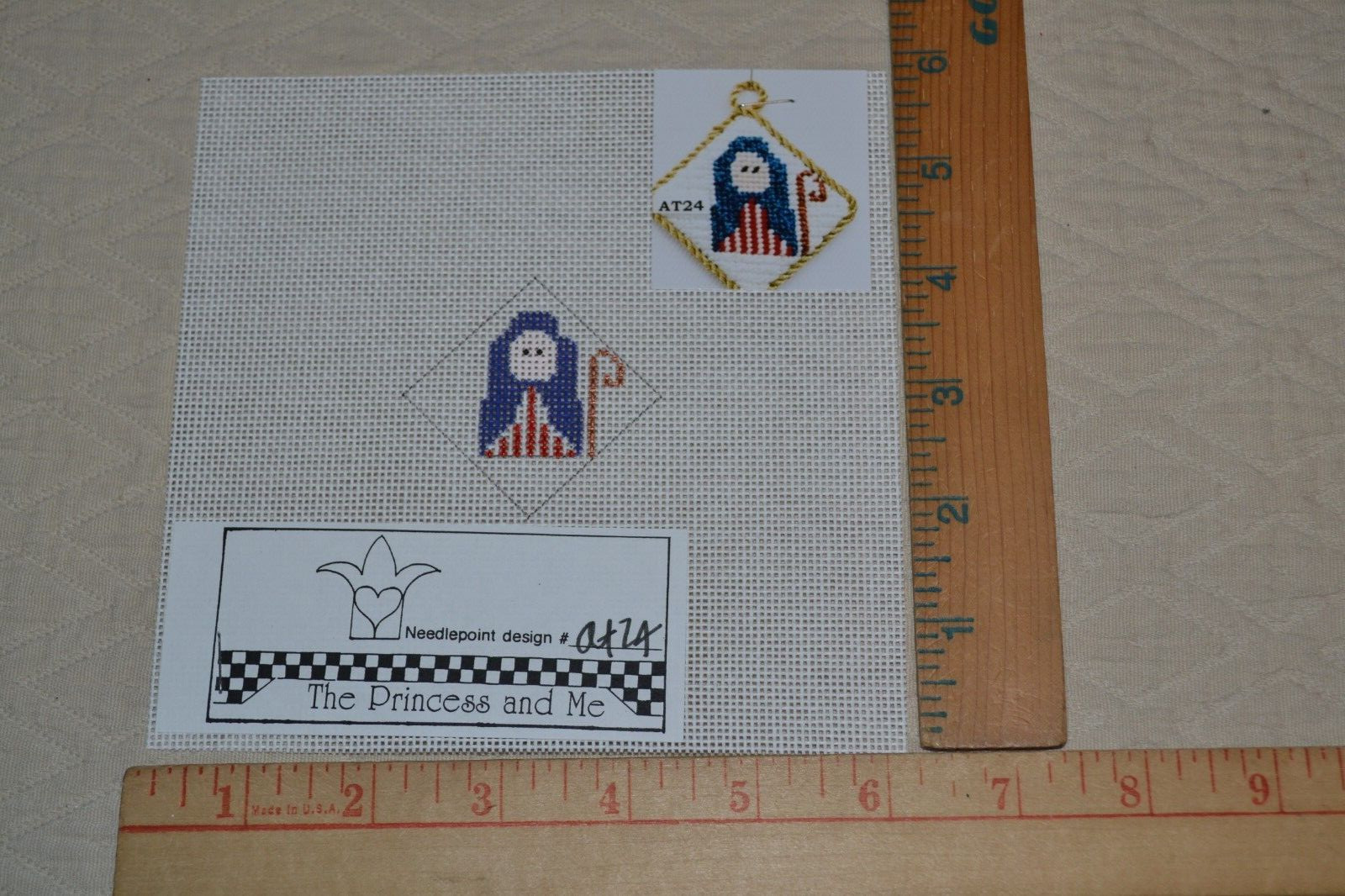 HP needlepoint canvas, Joseph, Christmas nativity, #AT24 by The Princess and Me