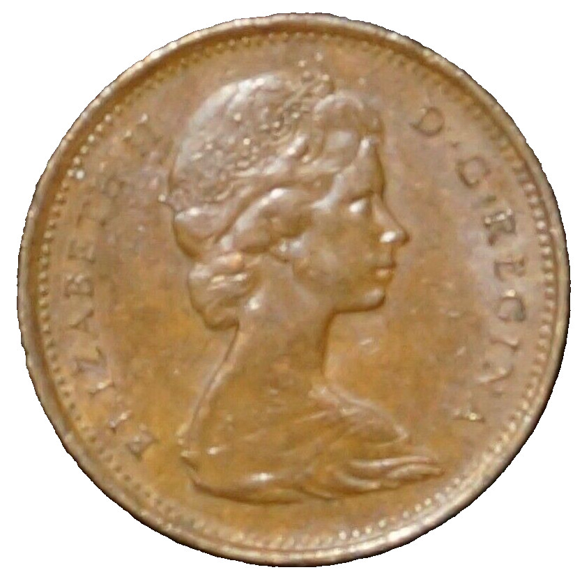Elizabeth II - 1 cent 1969 CANADA (701F)