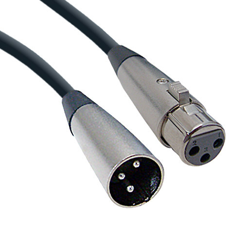 100ft XLR Audio Extension Cable, balanced, XLR Male to XLR Female 10XR-012HD