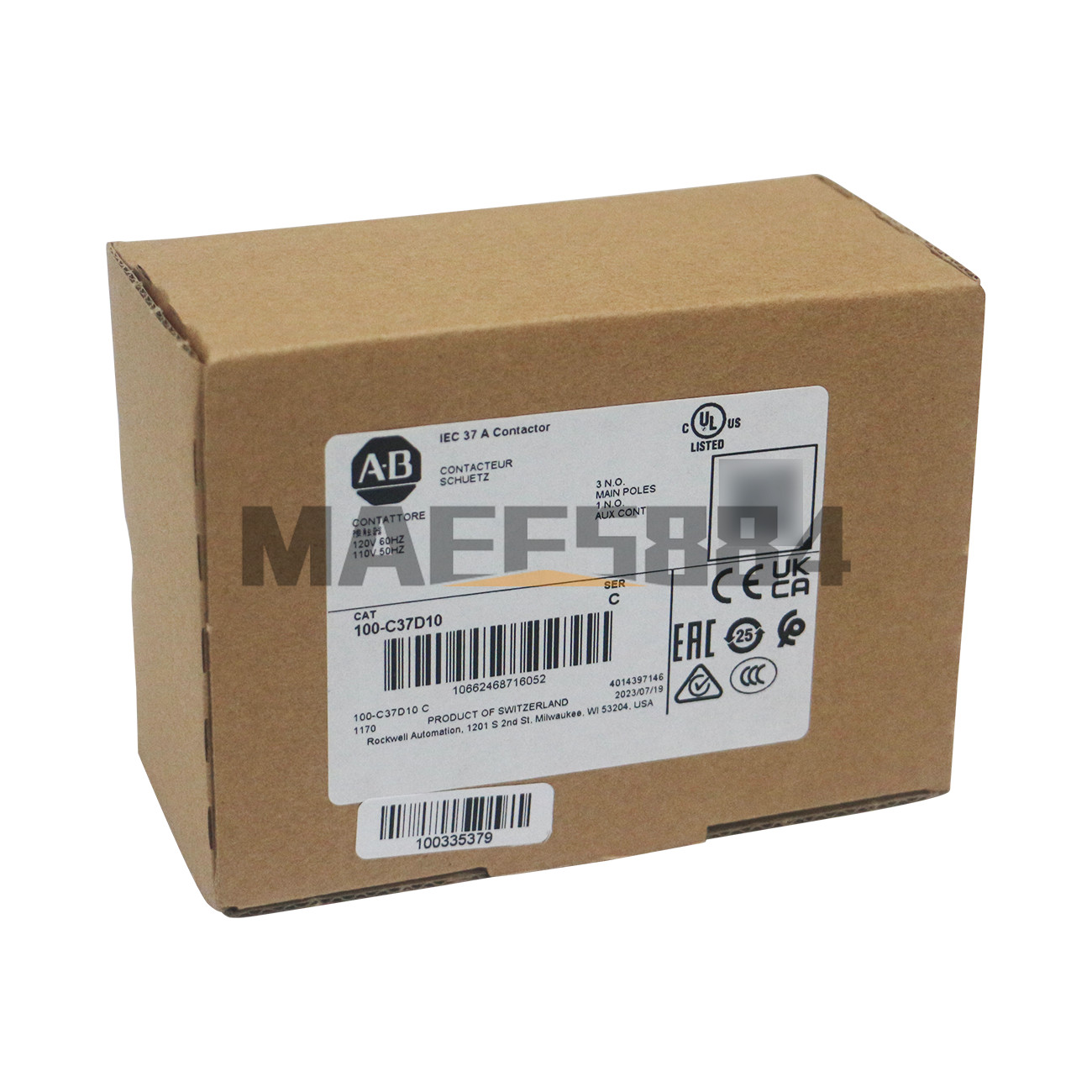 NEW Allen-Bradley 100-C37D10 100C37D10 Contactor AB FAST SHIPPING