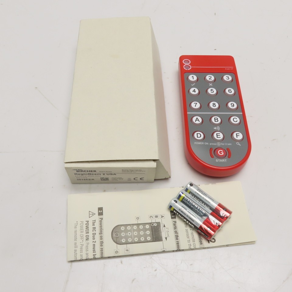 BIRCHER 351652/A RegloBeam Bidirectional Remote Control for Smart Access Sensors