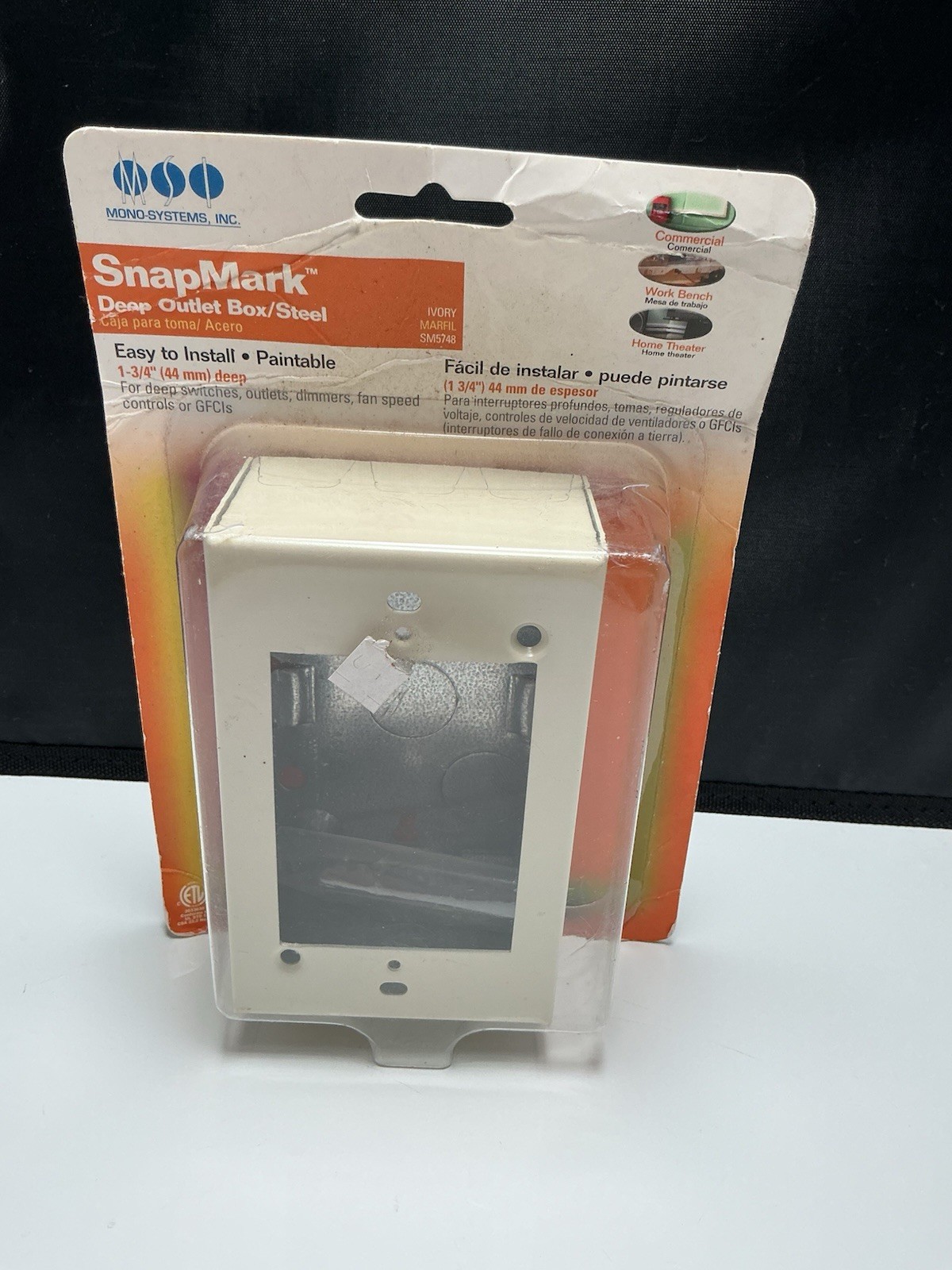 SnapMark Steel Deep Outlet Box (SM5748)