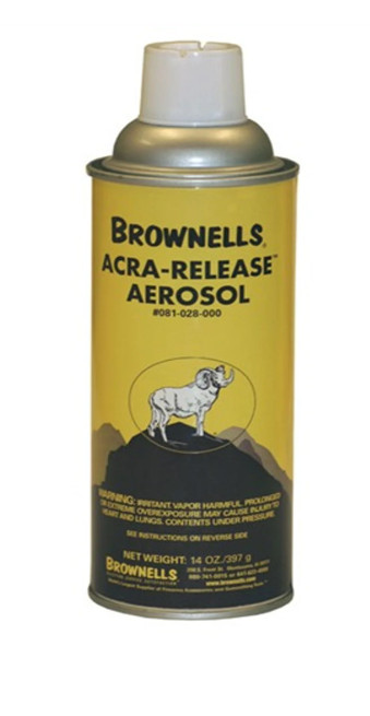 Brownells ACRA-RELEASE Aerosol 14oz Bedding Release Agent for Acraglas Epoxy