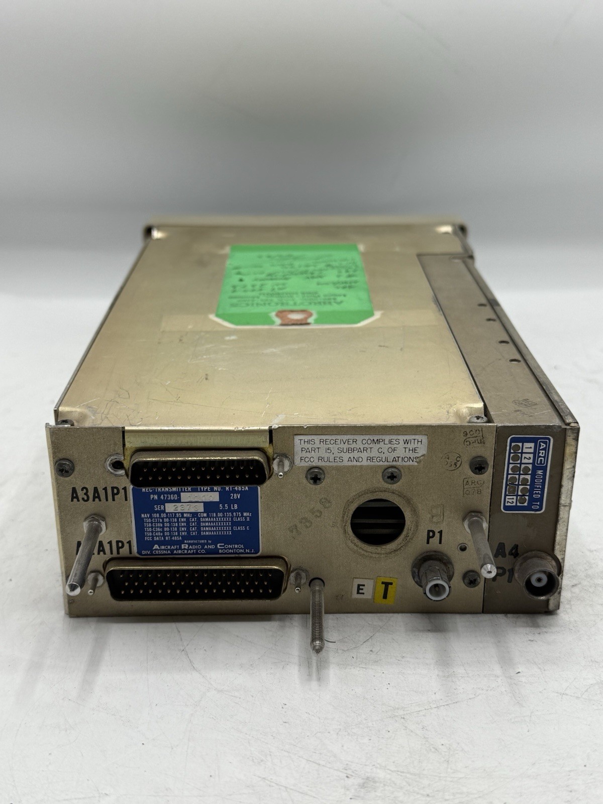 ARC RT-485A NAV/COMM P/N 47360-1100 READ