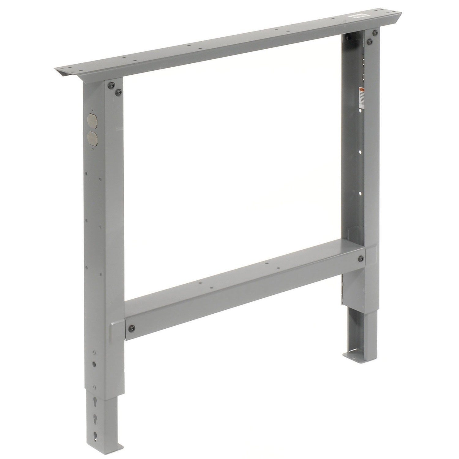 Adjustable Height Leg For 36" Benches 27-7/8 To 35-3/8 Gray