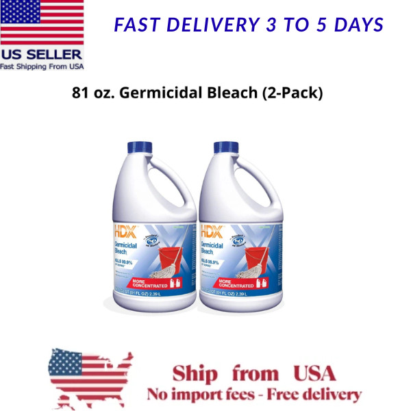 HDX Germicidal Bleach Concentrate - 81-oz. Pack Of 2