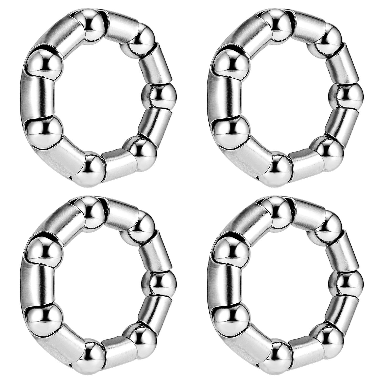 Bicycle Crank Bearings 5/16 x 7 Ball Replacement for MTB Bottom Bracket 4 Pcs