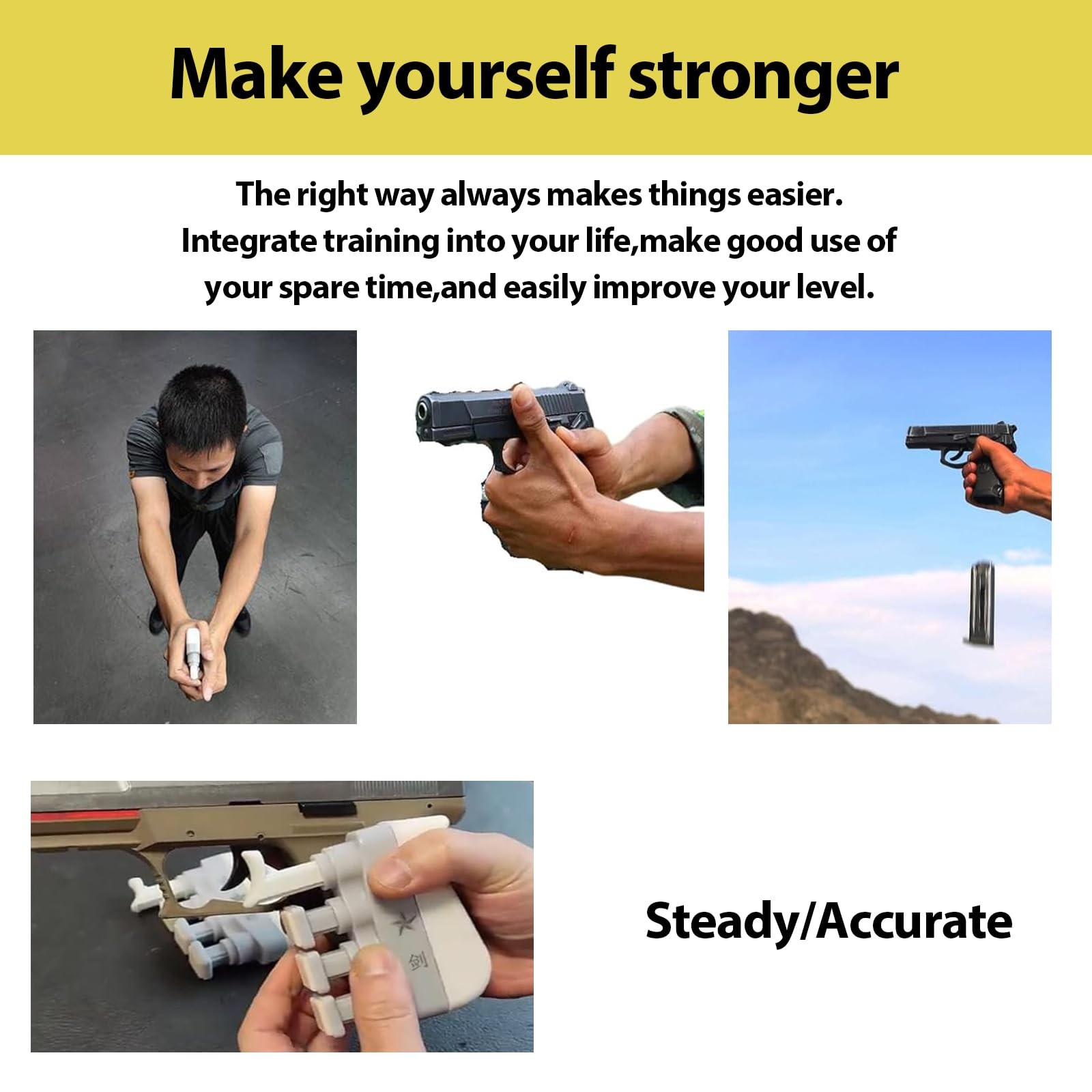 Trigger Trainer for Dry-Fire Training – Enhance Trigger Control & Muscle Memo...