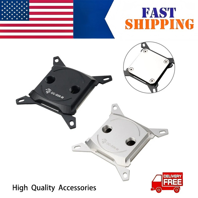 OCOCOO  New Intel CPU Water Block, Metal Construction, DIY Water Cooling System